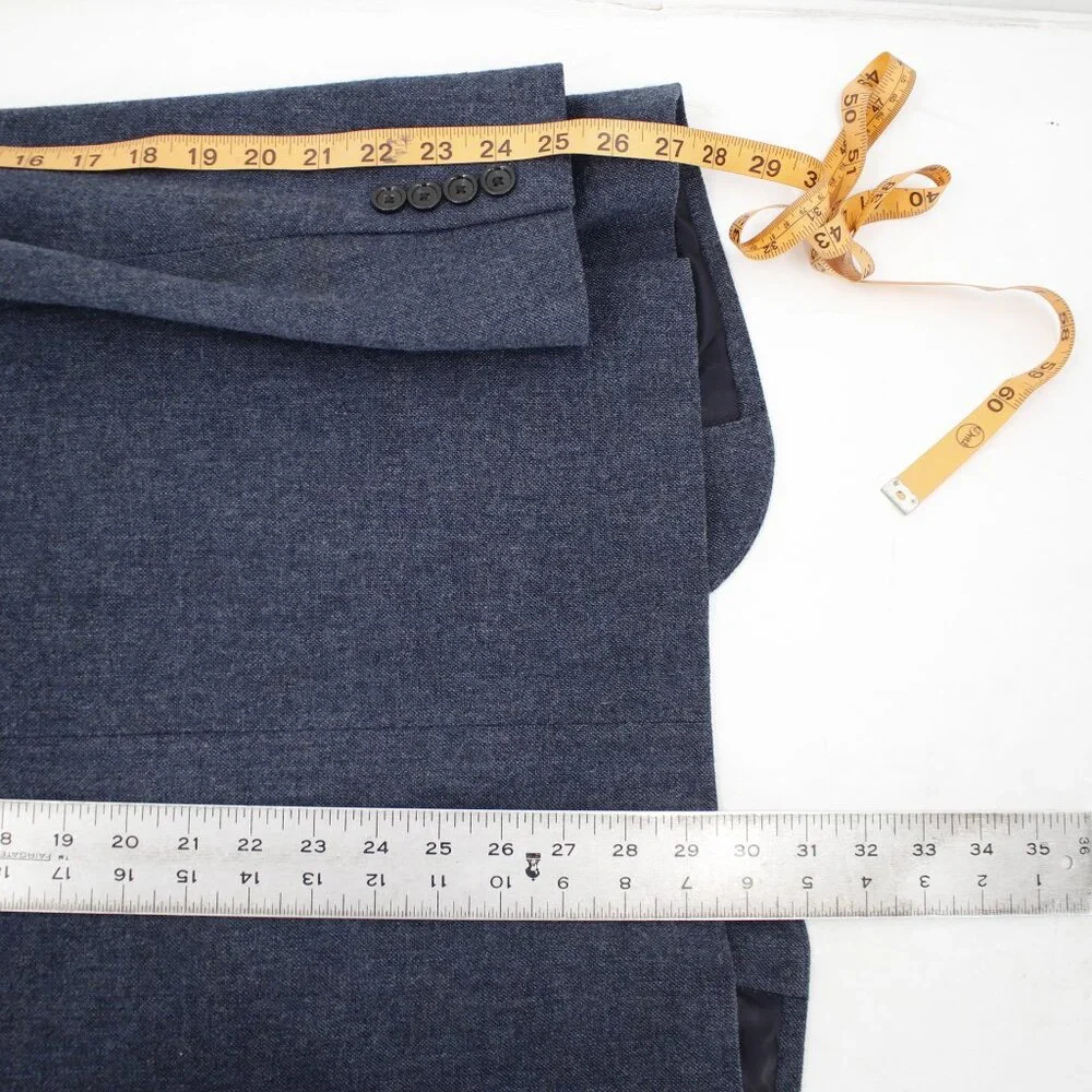 J. Crew Sport Coat Mens 38R Moon British Cloth Wool Two Button Single Breasted‎